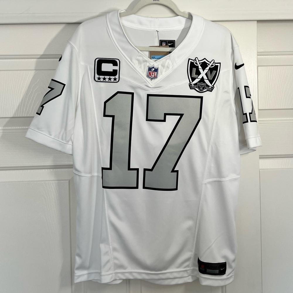 Davante Adams Las Vegas Raiders Color Rush White Nike Men's Football Jersey